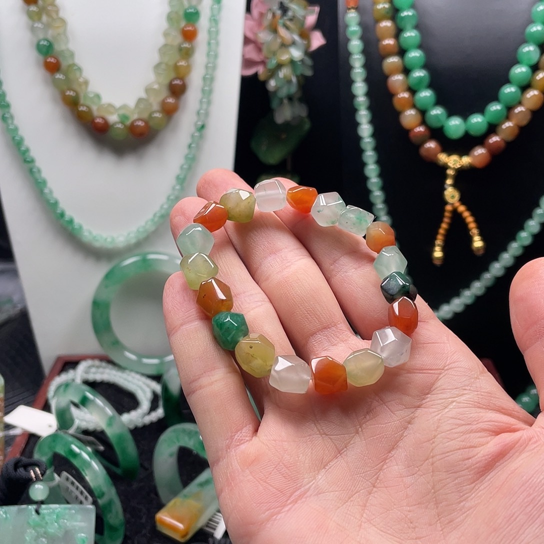 石英质玉未镶嵌手串