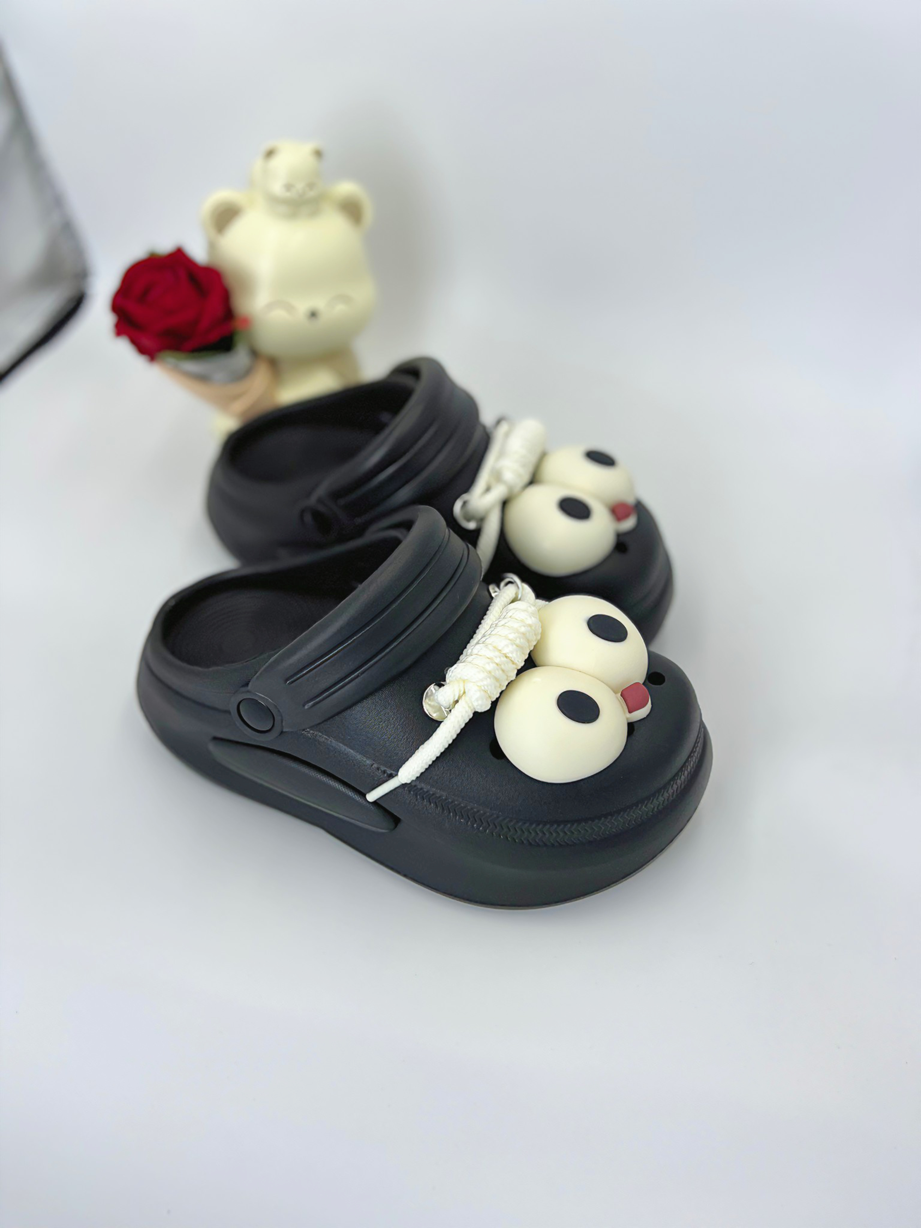 网红新款EVA洞洞鞋女款不臭脚厚底防滑增高防臭包头百搭居家外穿