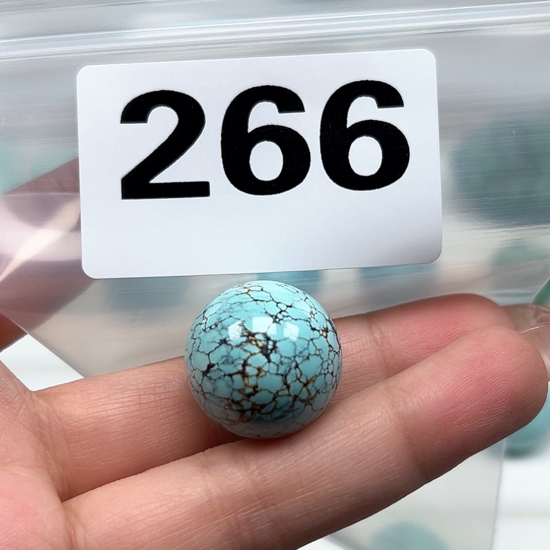 绿松石珠宝奇石未镶嵌蛛*帅