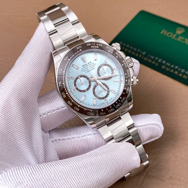 未使用 Rolex/劳力士 礼尚126506卡25年劳力士冰蓝迪男表9741X