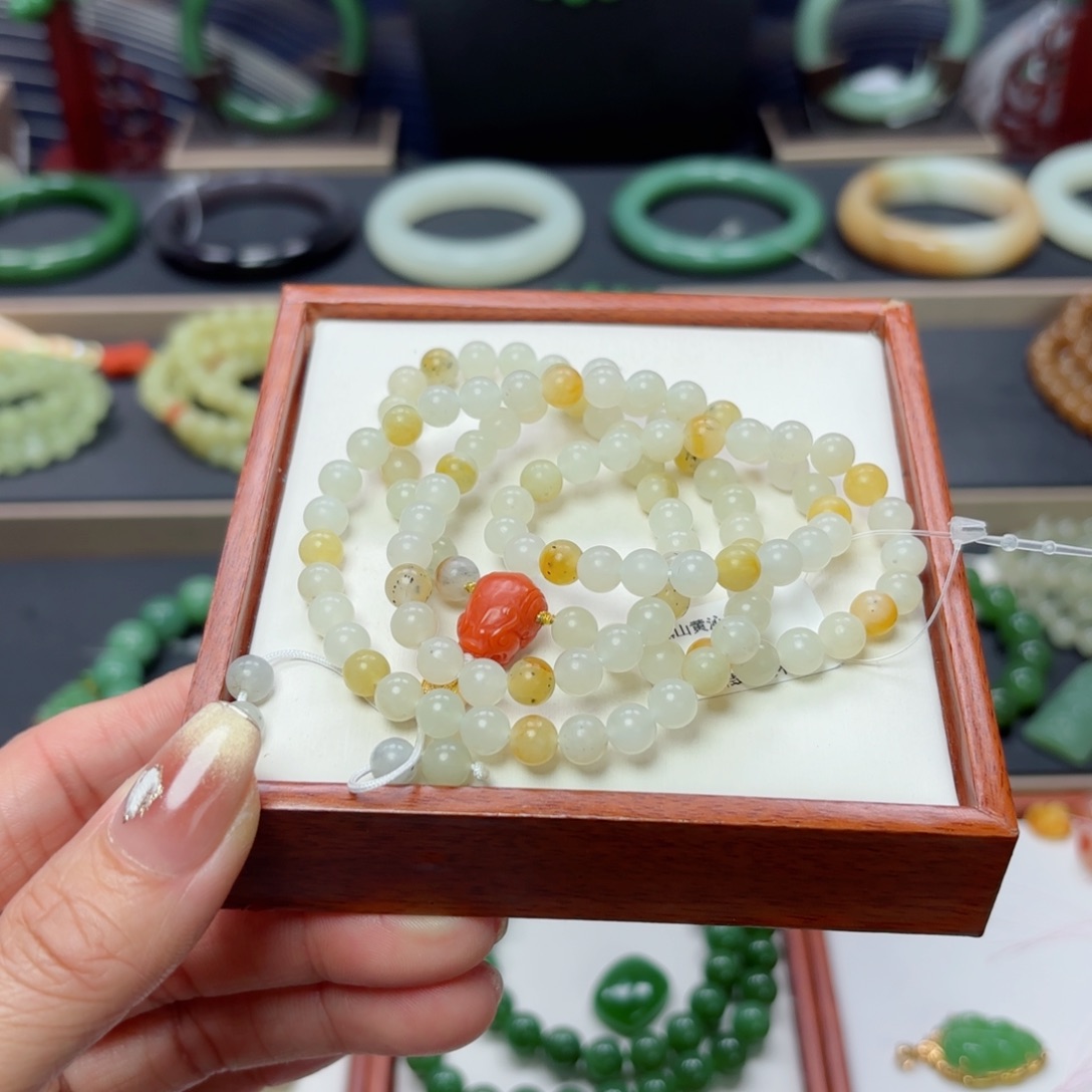 和田玉手链未镶嵌