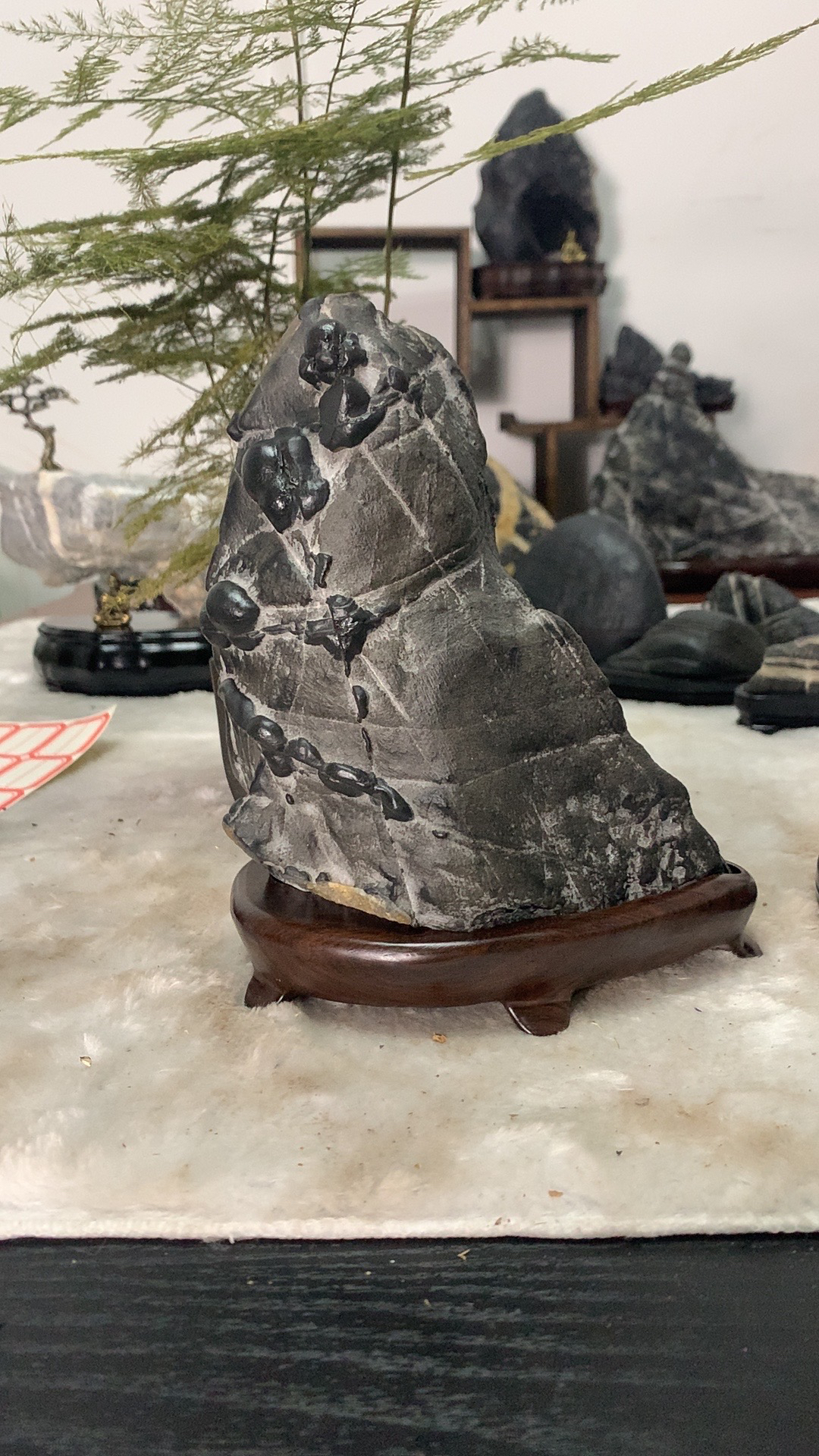 家居装饰客厅玄关办公室摆设 灵璧火房珍珠石 长15高18.5宽6.5