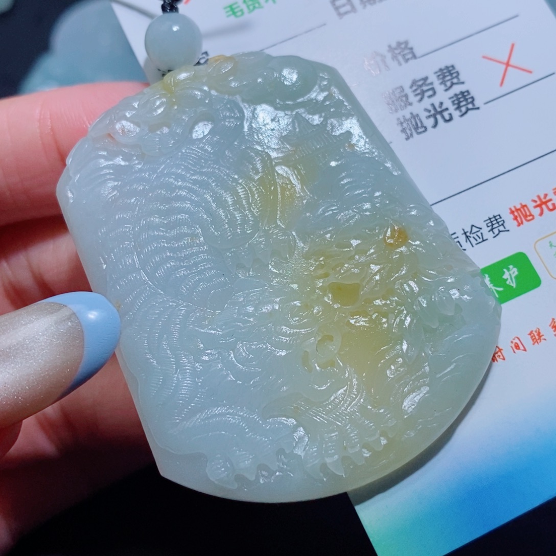 定制翡翠未镶嵌定制毛货翡翠挂件
