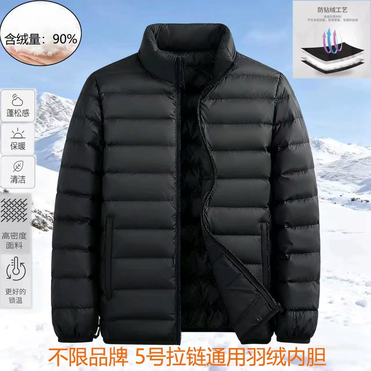 G  2025【Y】11月10日 男童女童黑色轻薄羽绒服8002-