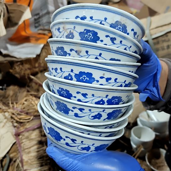 绿泥盘子碗茶壶啥都有10个