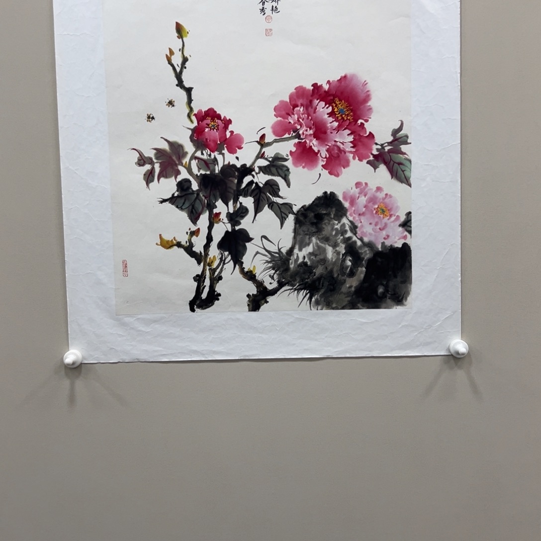 国画石春秀精品春手绘2.25平尺