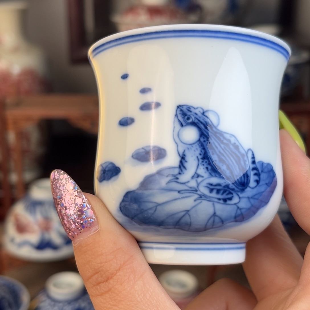 瓷片景德镇毛仔柴窑主人杯