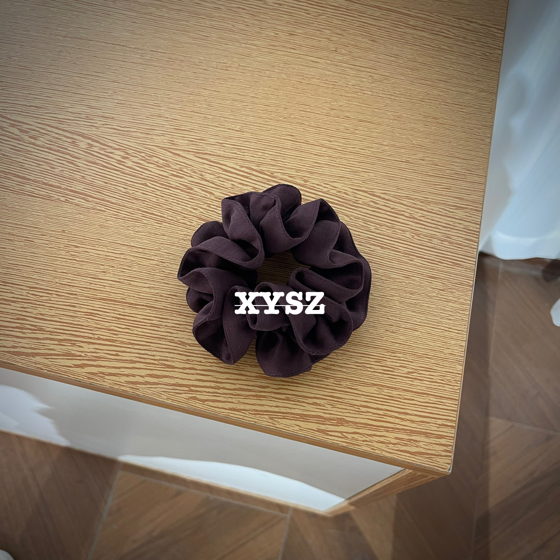 葡萄紫甜美女朋克原创设计欧美发圈发绳发饰韩版紫色百搭时尚法式