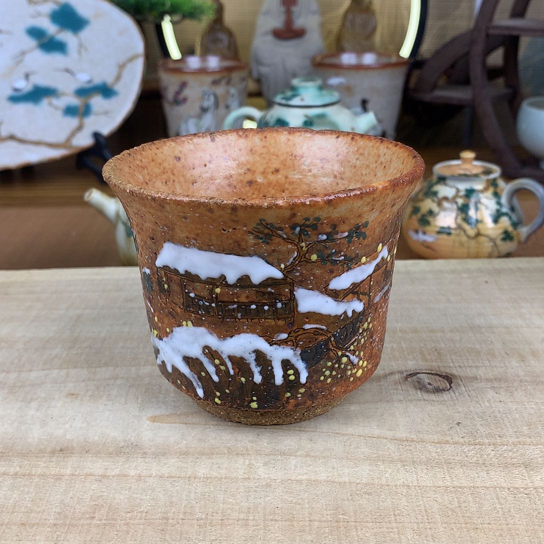 摆件铁**啡景德镇陶瓷手作