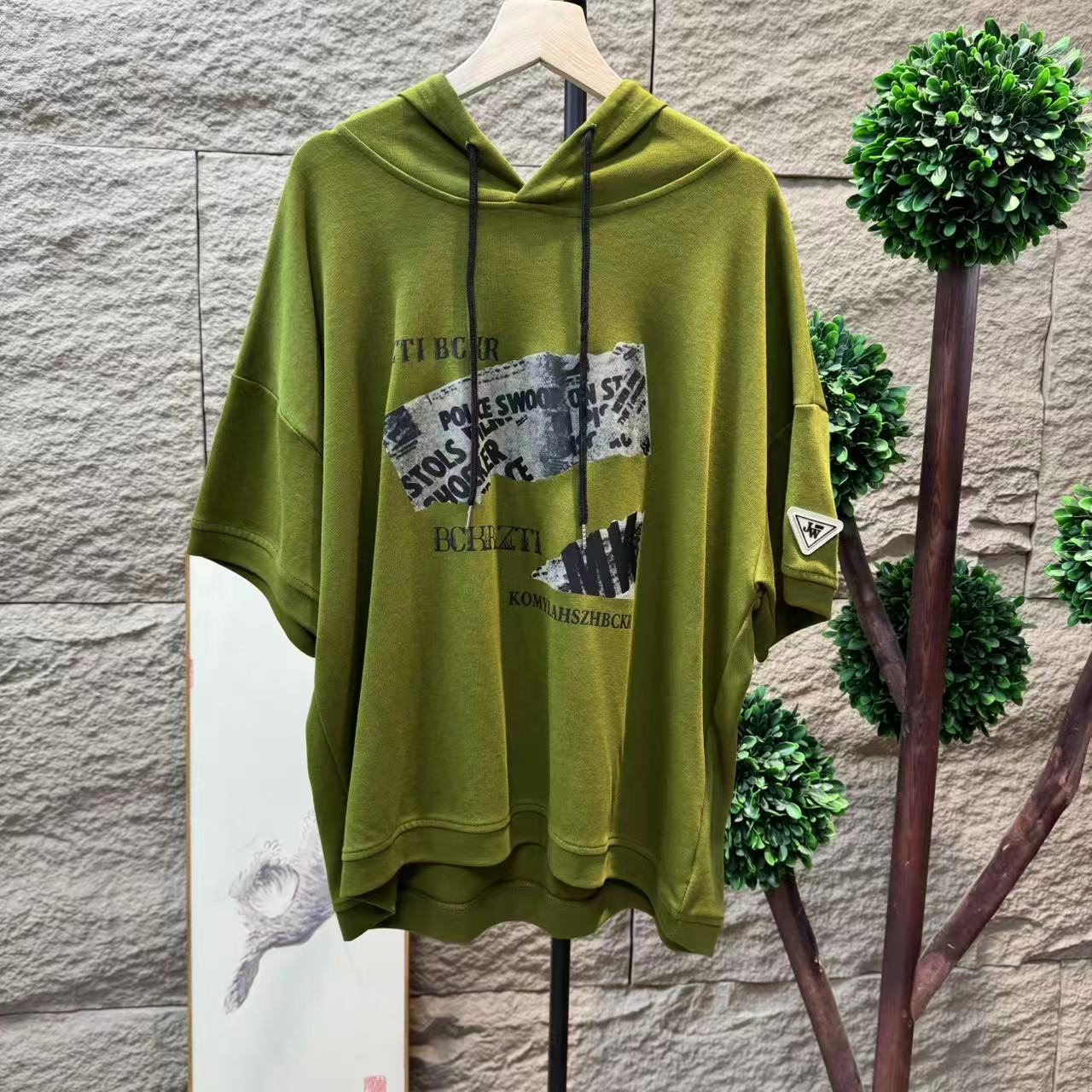 12775新款夏季休闲减龄简约清爽T恤