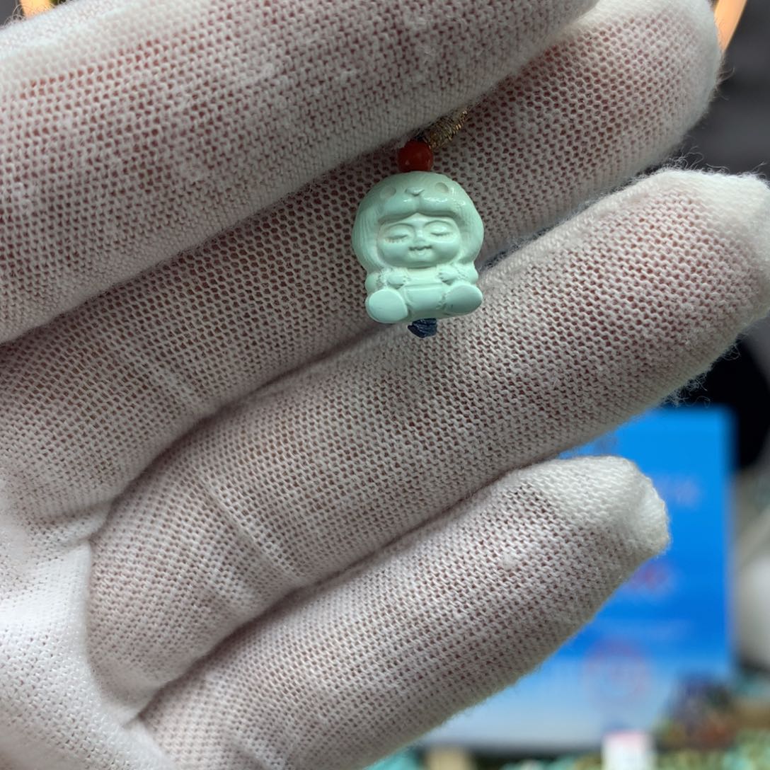 绿松石挂件未镶嵌