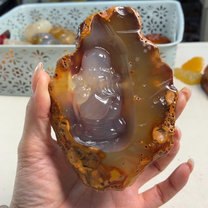 玛瑙/玉髓未镶嵌吊坠(不含链)