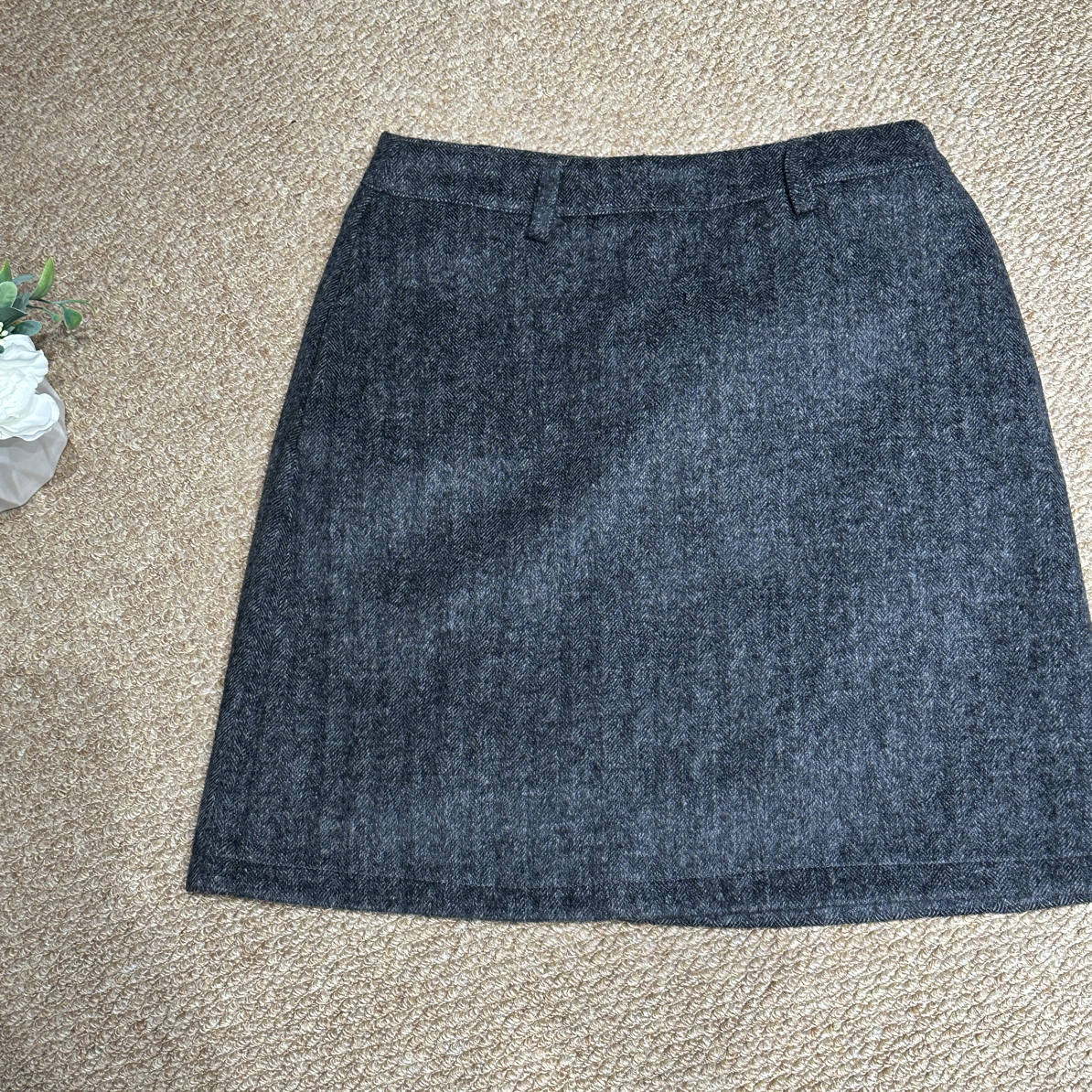 冬季新品韩系气质羊毛半身裙