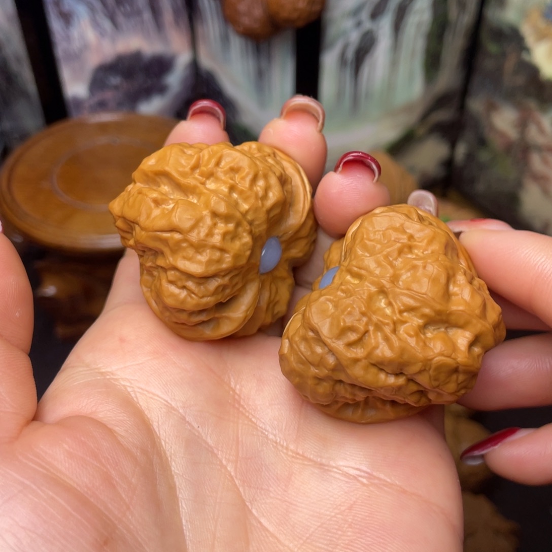 文玩核桃把件41蛤蟆头