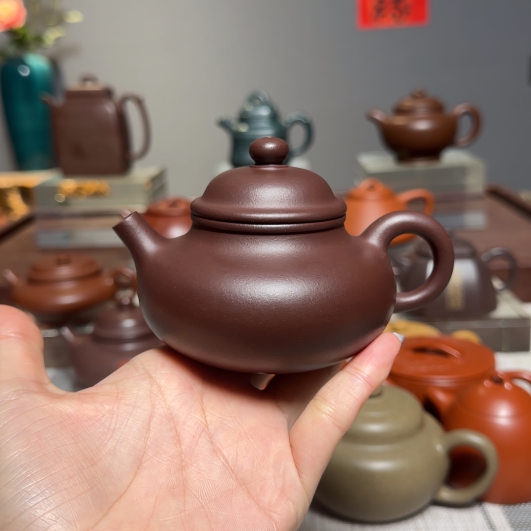紫砂茶壶老紫泥 200cc 福利款