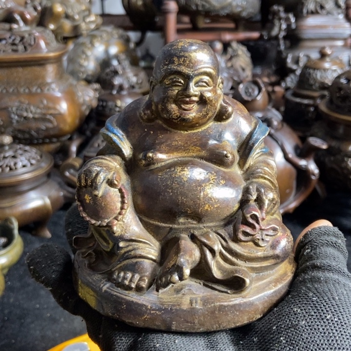 铜器工艺品摆件香炉摆件