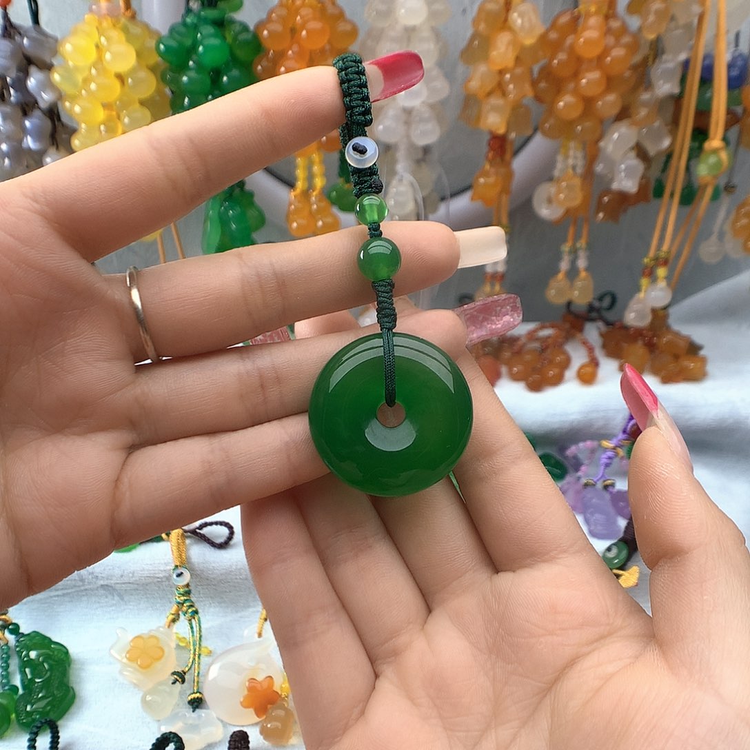 玛瑙/玉髓未镶嵌吊坠(不含链)