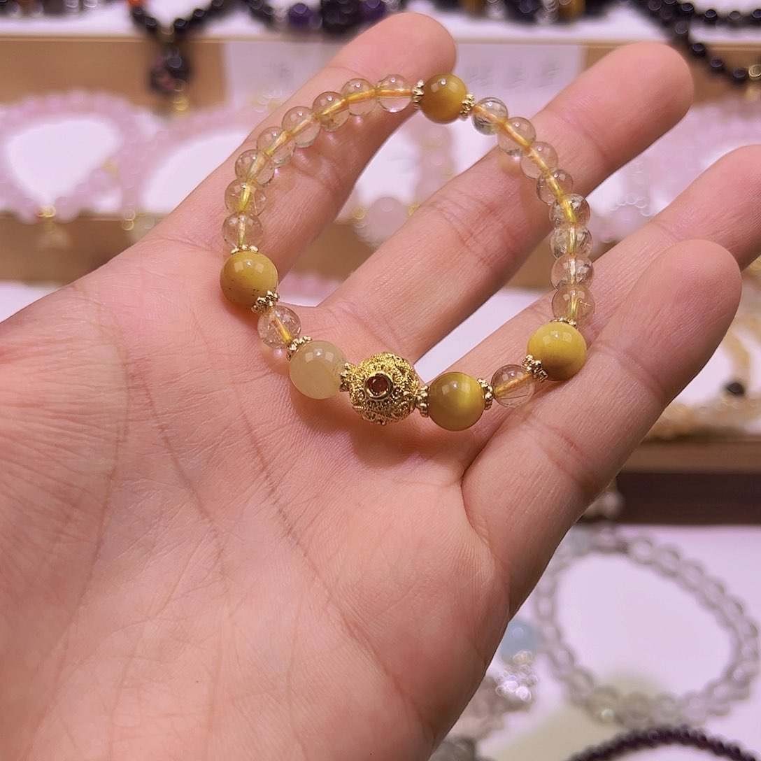 水晶手串未镶嵌手串