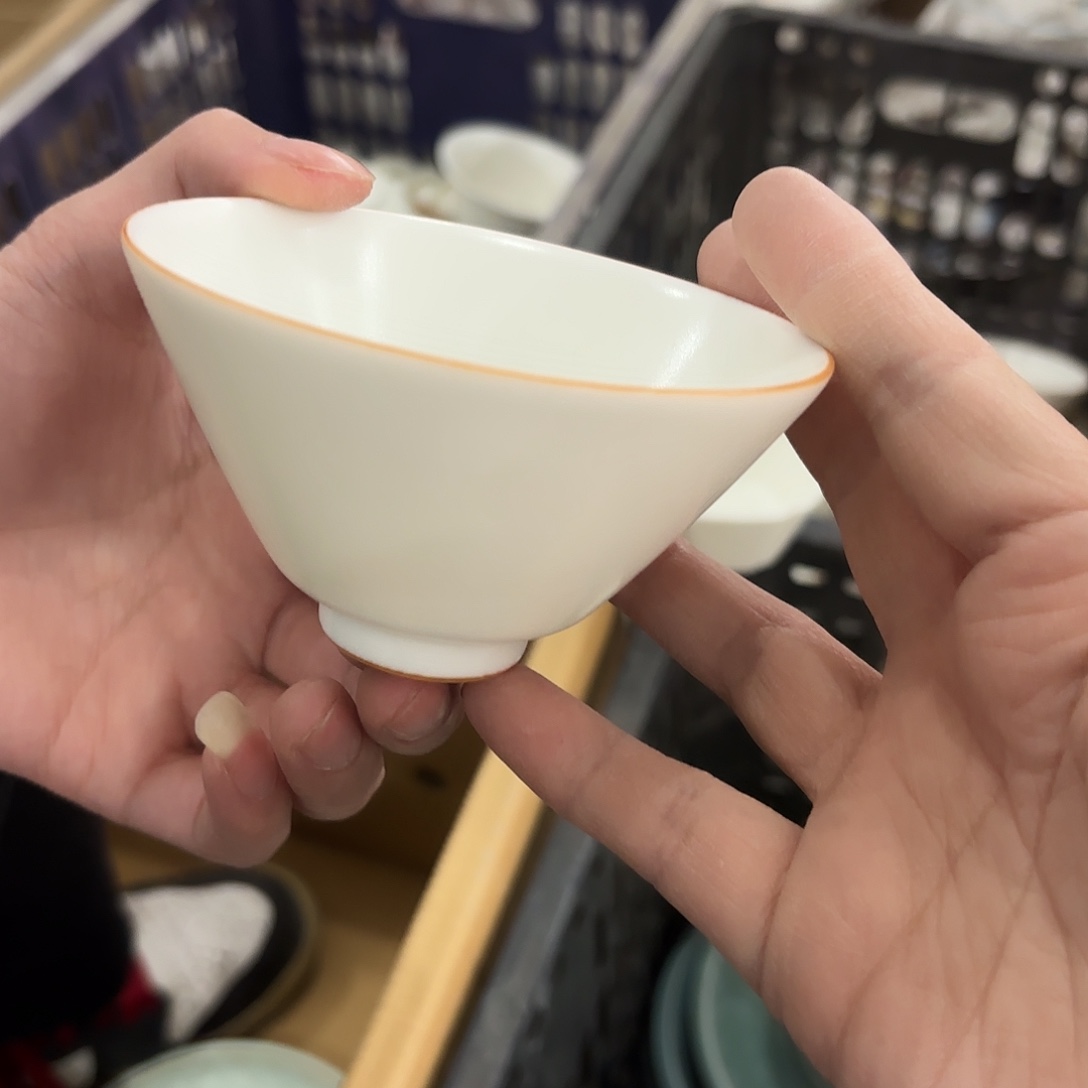 龙泉云间青瓷小米茶器