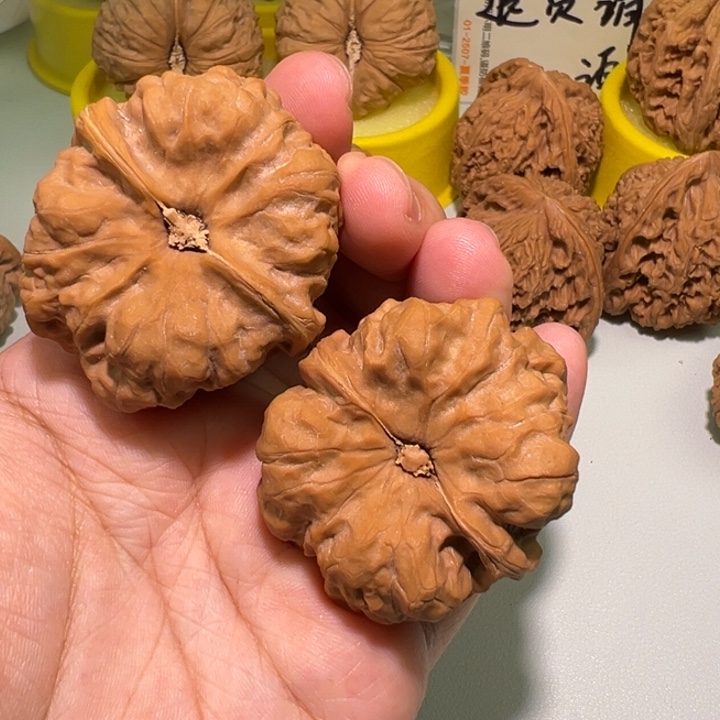 文玩核桃把件边42肚45蛤蟆头