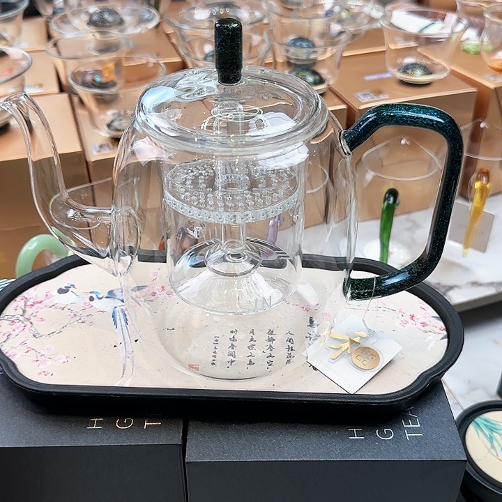 禾器宝蓝金富蕴壶