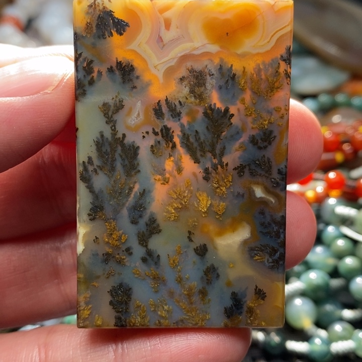 【闪购商品】玛瑙/玉髓颈饰未镶嵌倩*