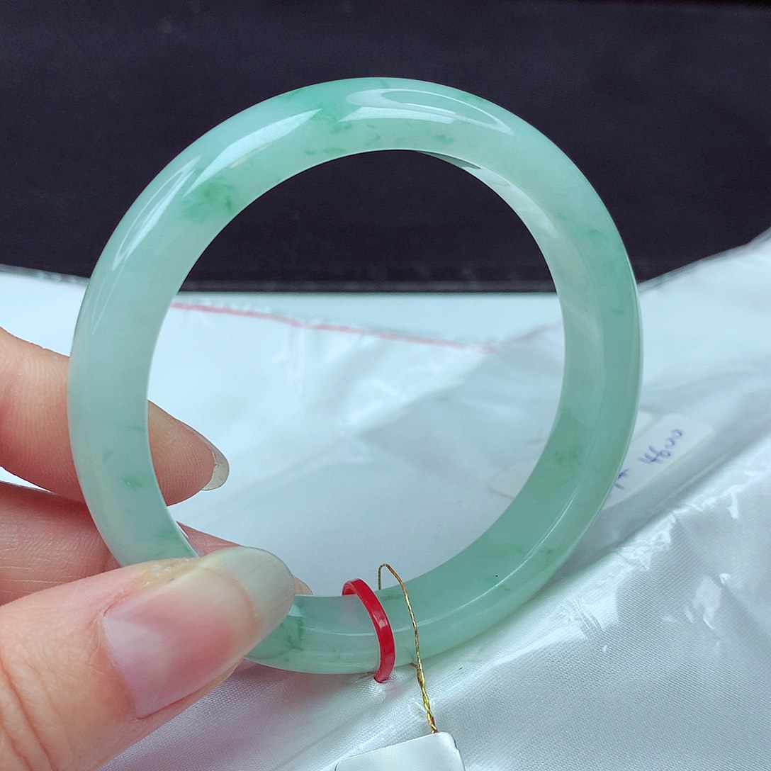 翡翠手镯未镶嵌57圈013