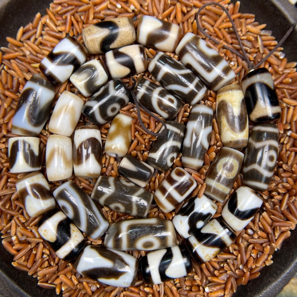 小桶珠手工复古仿纯玛瑙珠