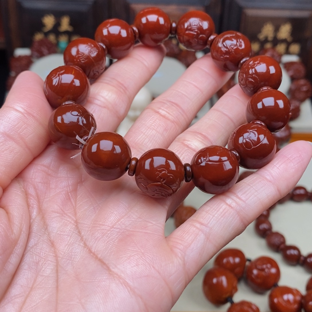 橄榄核吊坠鹤**南无相佛，