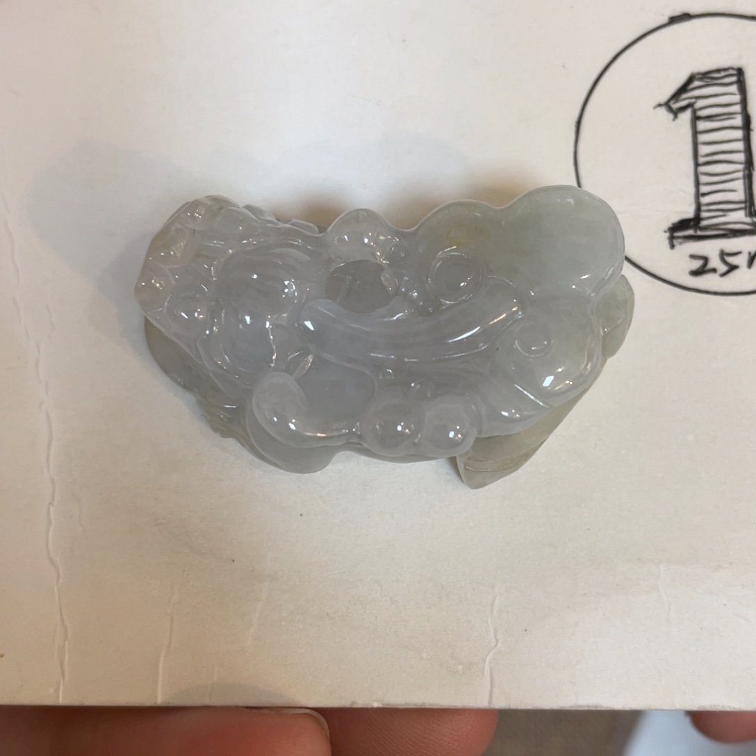 翡翠未镶嵌颈饰冰貔貅翡翠挂件