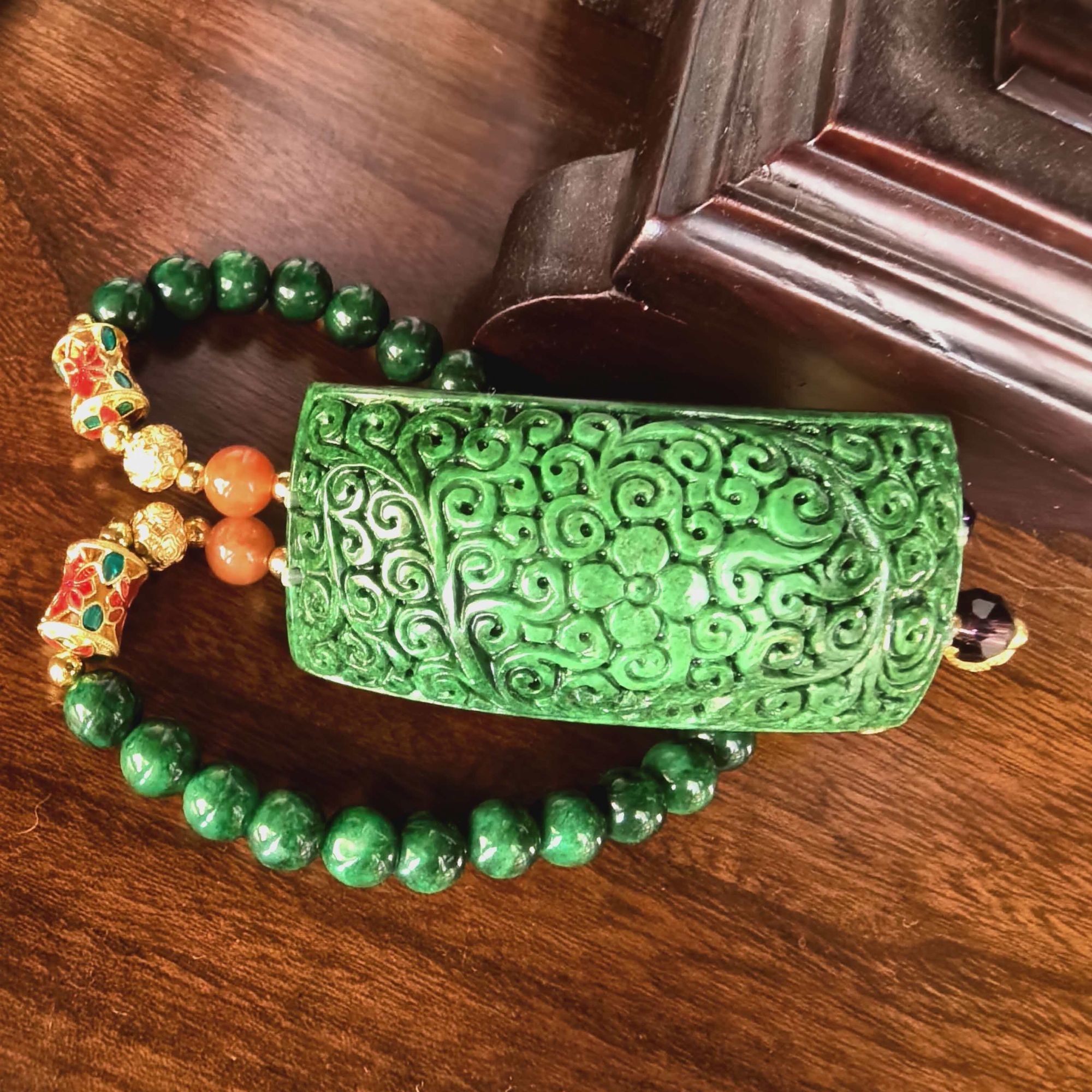 天然缅甸翡翠吊坠1997