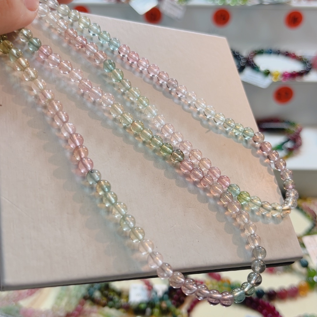 碧玺未镶嵌手链碧玺