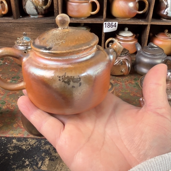 杯柴烧茶器主人壶壶