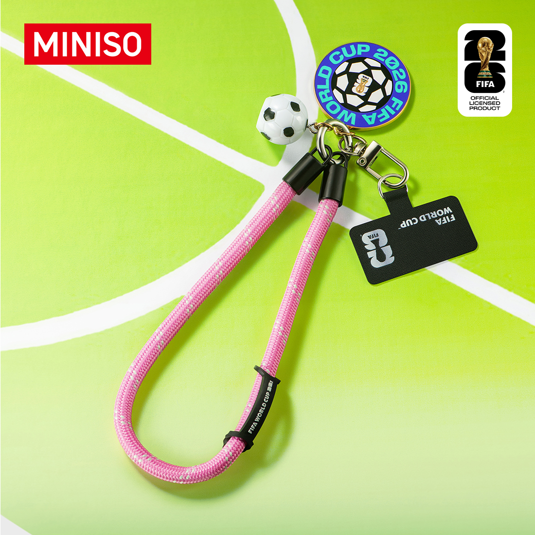 MINISO名创优品FIFA世界杯2026系列方便携带手机挂绳