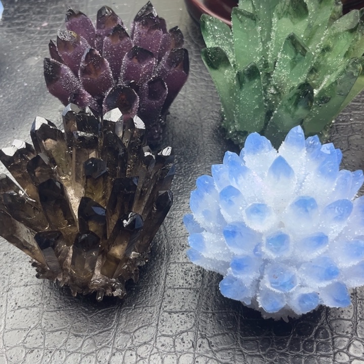 琉璃手工艺品泰**舍晶簇