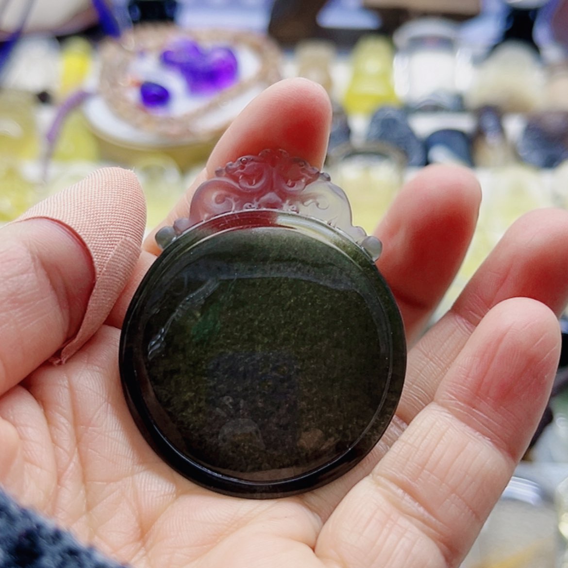 【闪购商品】水晶双龙w s p未镶嵌