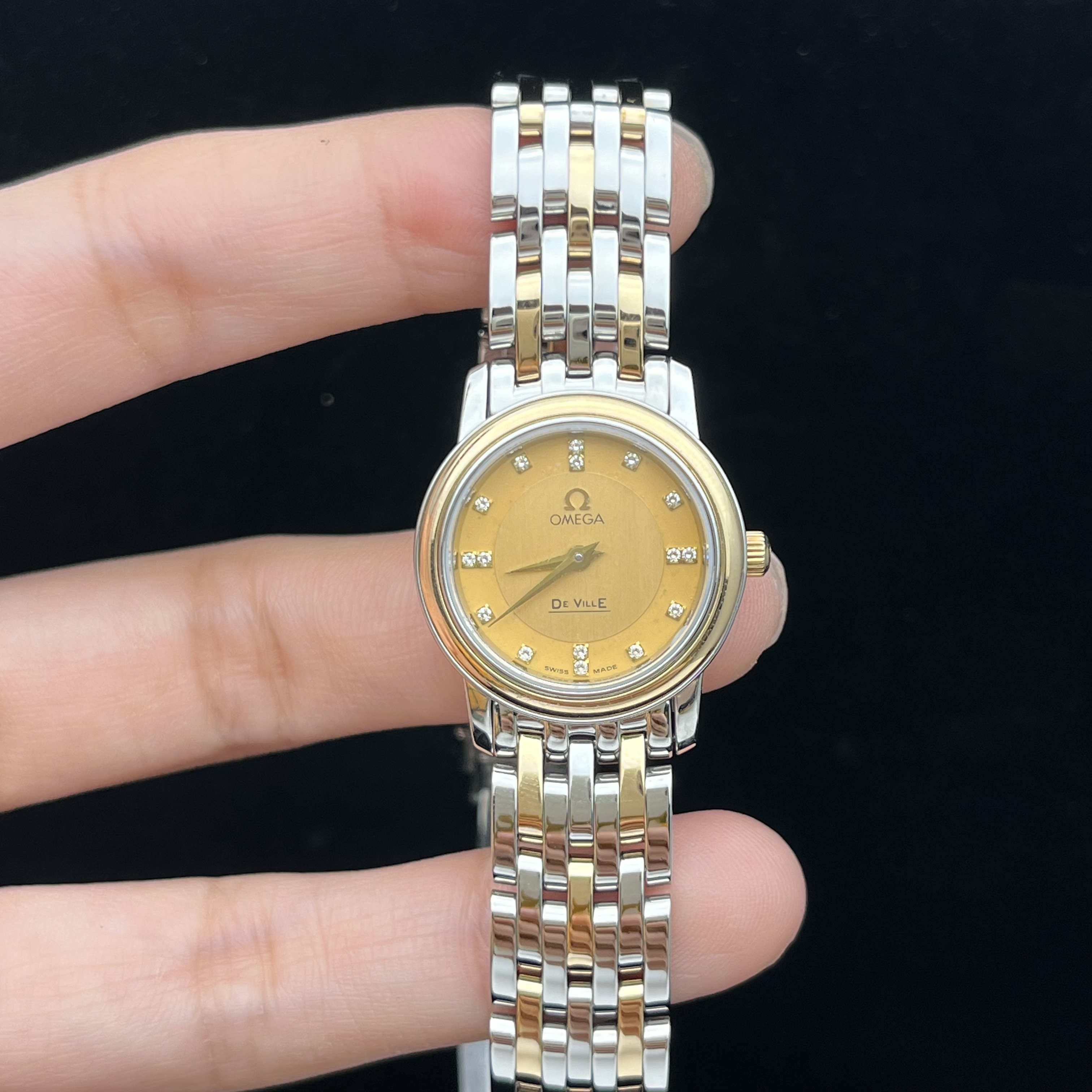 99新 Omega/欧米茄 欧米茄/Omega 碟飞 石英 精钢 22毫米   