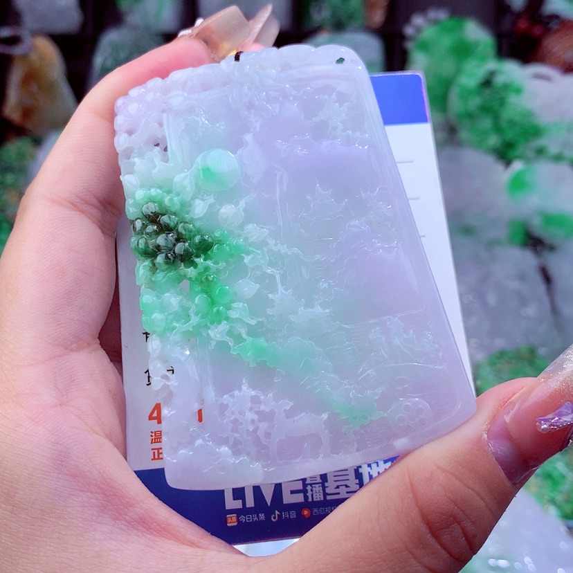 【闪购商品】翡翠颈饰未镶嵌挂件