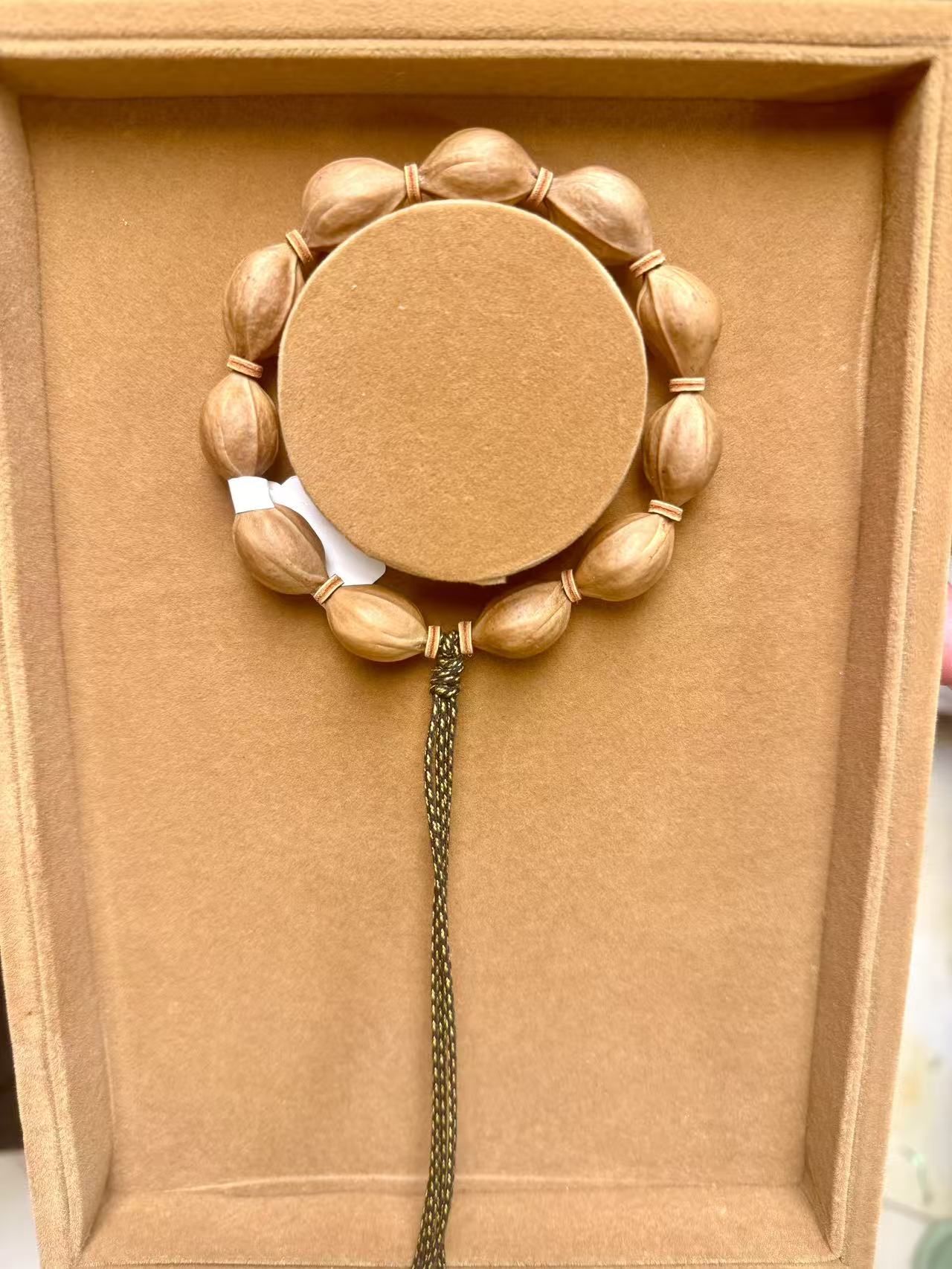 【15系列】源头批发三花梅林精品素串橄榄核手串