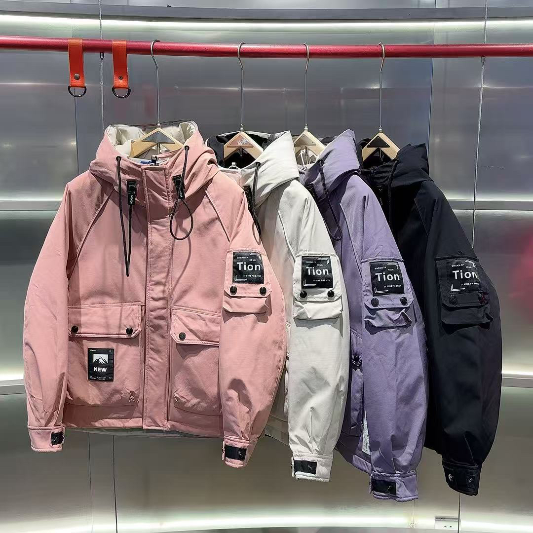 SJ66205户外情侣男士休闲宽松冬季百搭羽绒服