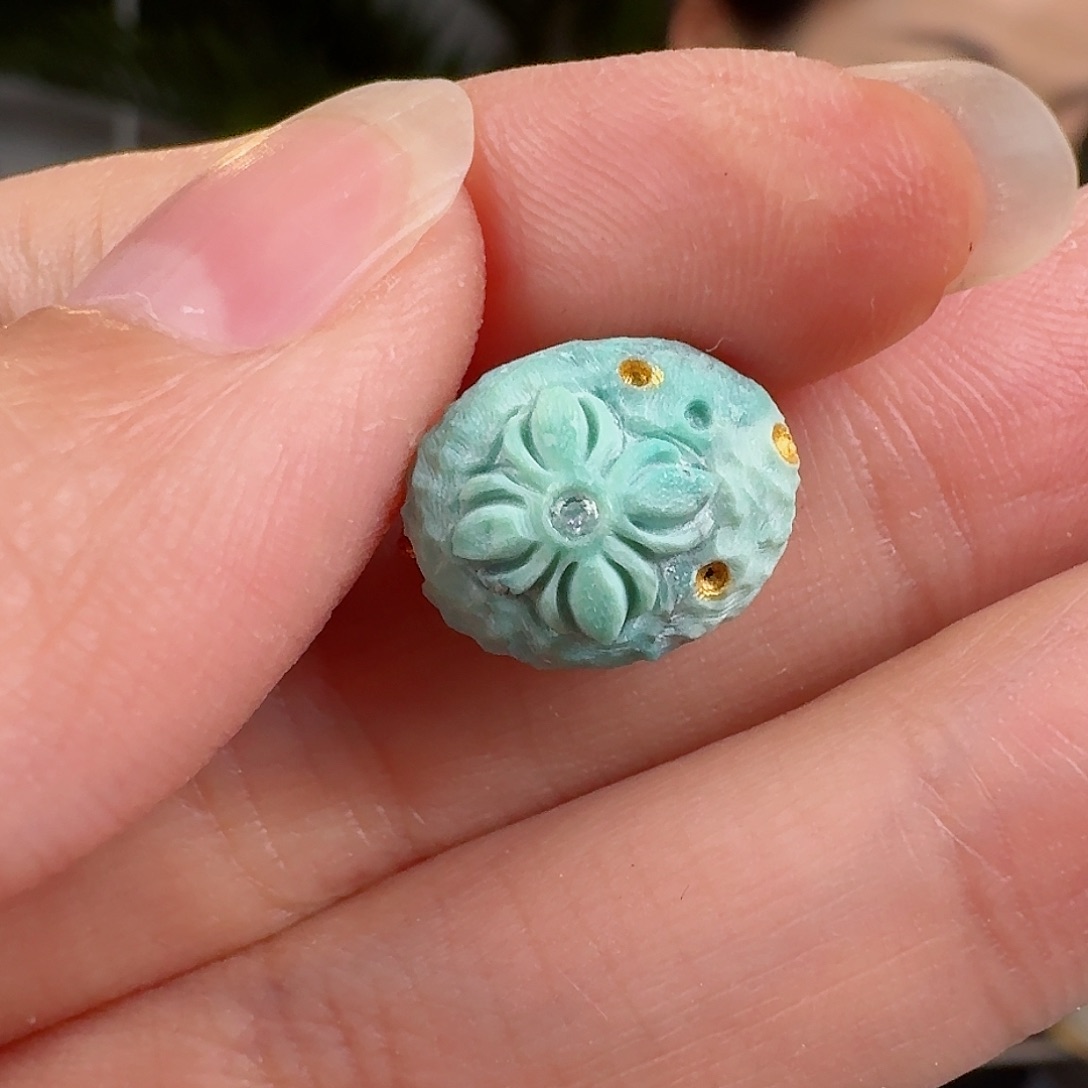 绿松石珠宝奇石未镶嵌