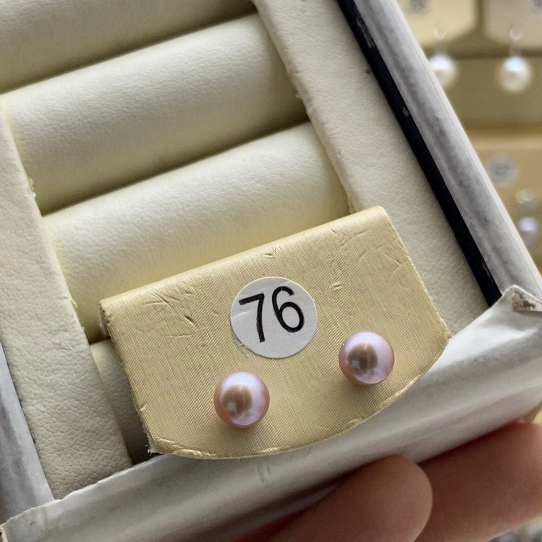 淡水珍珠耳饰未镶嵌6