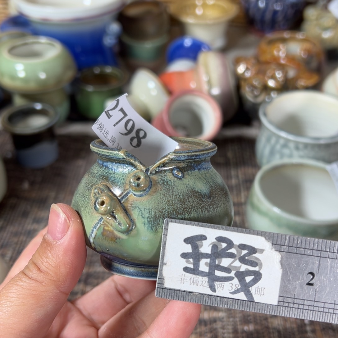 红陶景德镇手工花盆