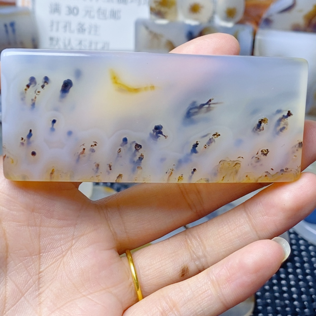 玛瑙/玉髓未镶嵌珠宝半成品