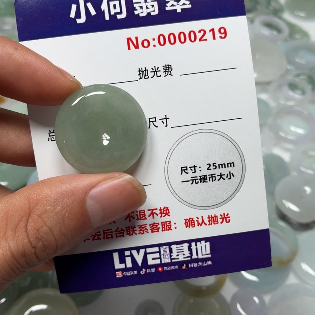 英***翡翠未镶嵌颈饰02