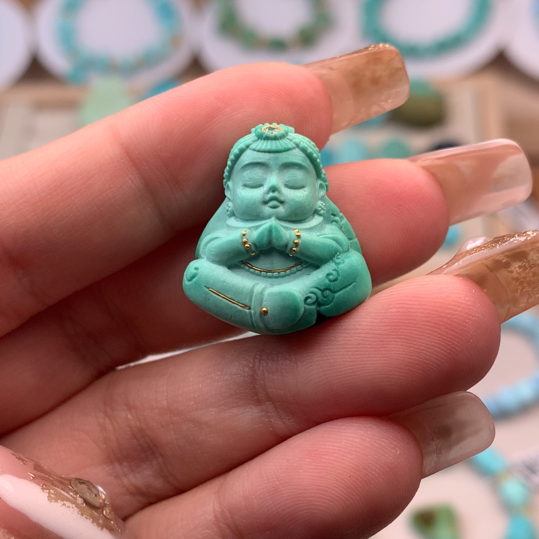 绿松石珠宝奇石未镶嵌扎基拉姆