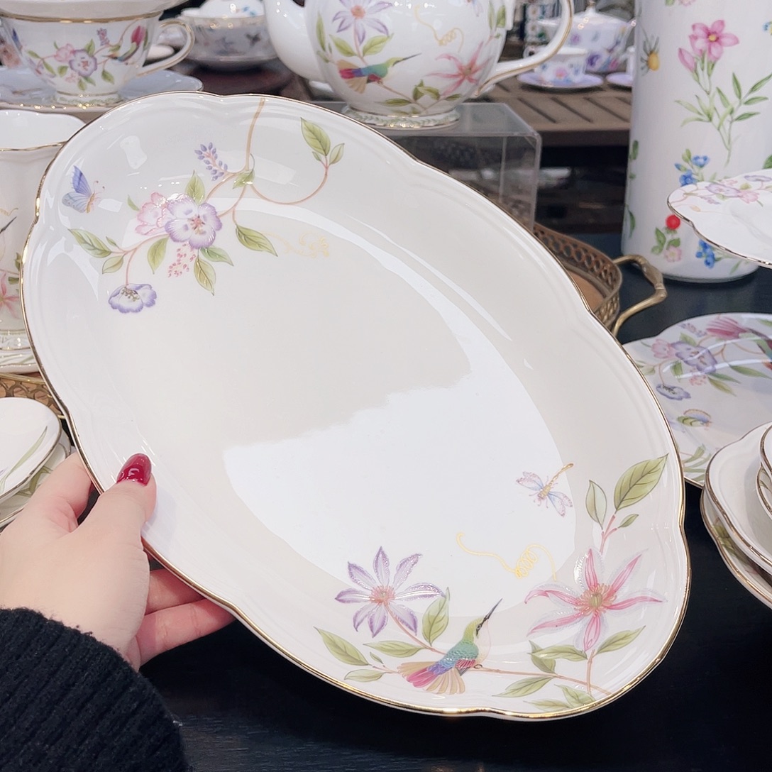 骨瓷鱼盘—————————————/