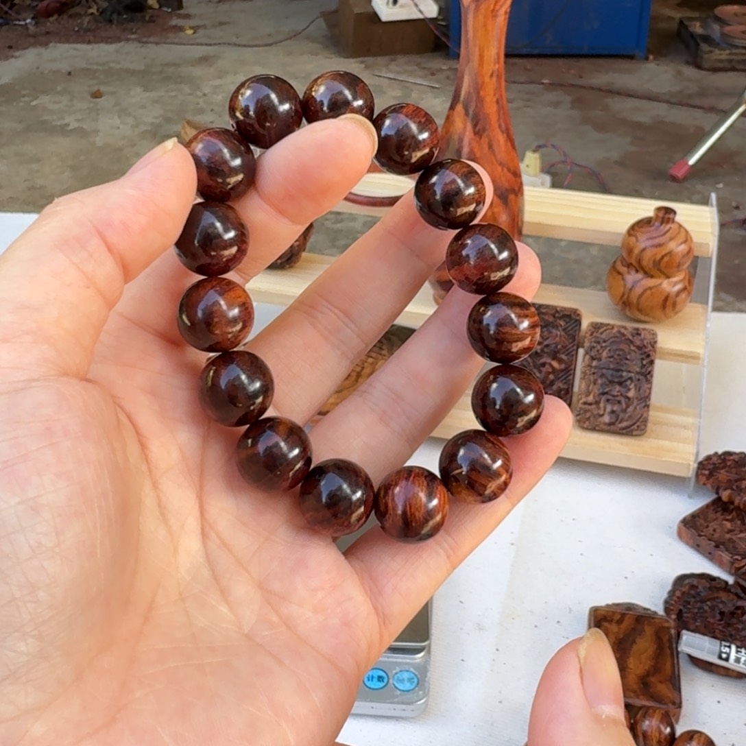 手串/手链黄花梨/降香黄檀精品海南黄花梨紫油梨1.手串