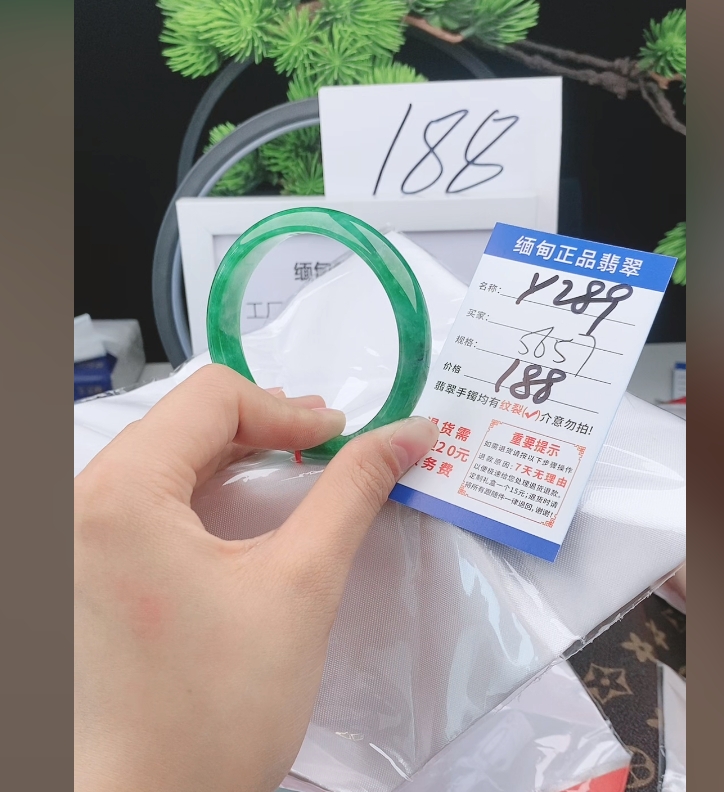 Y289【正品 缅甸翡翠】实物以直播间为准微色差