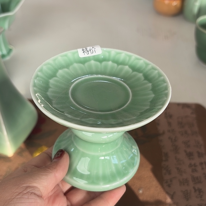 龙泉云间青瓷小米茶器